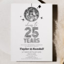 Recherche de 25 mariage anniversaire invitations Pour eux