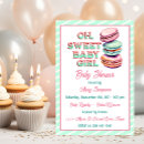 Recherche de macaron invitations Baby