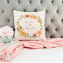 Recherche de typographie florale coussins Simple