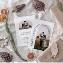 Recherche de 2 photo christmas vœux cartes Minimaliste