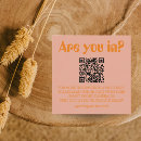 Recherche de orange carrées invitations Les années 70
