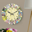 Recherche de murale jaune horloges Pour eux