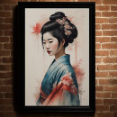 Recherche de peintures geisha posters Femme