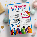 Recherche de comic invitations Garçons