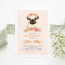 Recherche de carlin mignon invitations Aquarelle