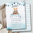 Recherche de boat baby shower invitations Pour elle