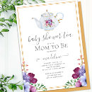 Recherche de high tea baby shower invitations Fête du thé
