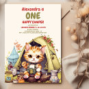 Recherche de camping anniversaire invitations Aventure attend