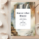 Recherche de montagne de cascade invitations Élégant