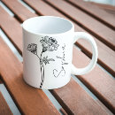 Recherche de fleur de mois de naissance tasses D'entretien