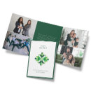 Recherche de triptyque vœux cartes Vert