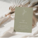 Recherche de olive green mariage invitations Minimaliste