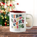 Recherche de joyeux petit noël tasses Typographie
