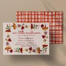 Recherche de champignon rouge invitations Bientôt maman