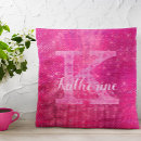 Recherche de lettre monogramme coussins Tendance