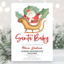 Recherche de santa baby invitations Vert