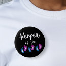 Recherche de pieds bébé badges Bleu
