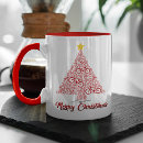 Recherche de noel de joyeux tasses Rouge