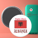 Recherche de drapeau albanais magnets Albanie