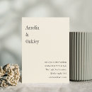 Recherche de ecru invitations Minimaliste