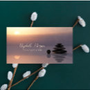 Recherche de coucher du soleil cartes visite Massage