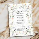 Recherche de garden répétition dîner invitations Aquarelle