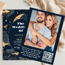Recherche de bleu nuit mariage invitations Ciel de minuit