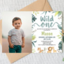 Recherche de wild one safari invitations Fête d'anniversaire