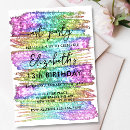 Recherche de modern art invitations Coloré