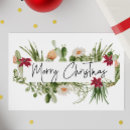 Recherche de cactus de noël cartes postales Aquarelle