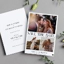 Recherche de multi photo save the dates Noir et blanc