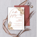 Recherche de boho 50th anniversaire invitations Herbe de pampa