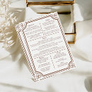 Recherche de menu vintage mariage invitations Monogramme