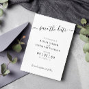 Recherche de mariage save the date Moderne