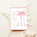 Recherche de bow baby shower fille invitations Rose
