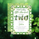 Recherche de irish anniversaire invitations Shamrock chanceux