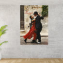 Recherche de danseur tango art rouge
