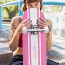 Recherche de roses skateboards Girly