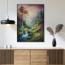 Recherche de paysage magique posters Mystique