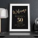 Recherche de fête posters Typographie