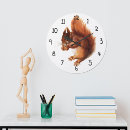 Recherche de écureuil rouge horloges Mignon