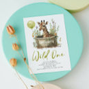 Recherche de girafe anniversaire invitations Moderne