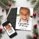 Recherche de noir et blanc abstrait vœux cartes Minimaliste