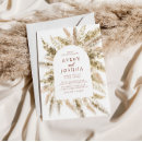 Recherche de pampas grass invitations Élégant