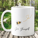 Recherche de abeille miel tasses Aquarelle