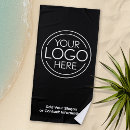 Recherche de serviettes de plage Logo