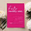 Recherche de hot pink invitations Moderne