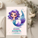 Recherche de little mermaid anniversaire invitations Magique