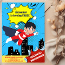 Recherche de superhero anniversaire invitations Mignon