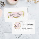 Recherche de or rose géométrique cartes visite Maquilleur